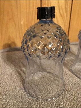 Clear Pressed Glass Decorative Votive